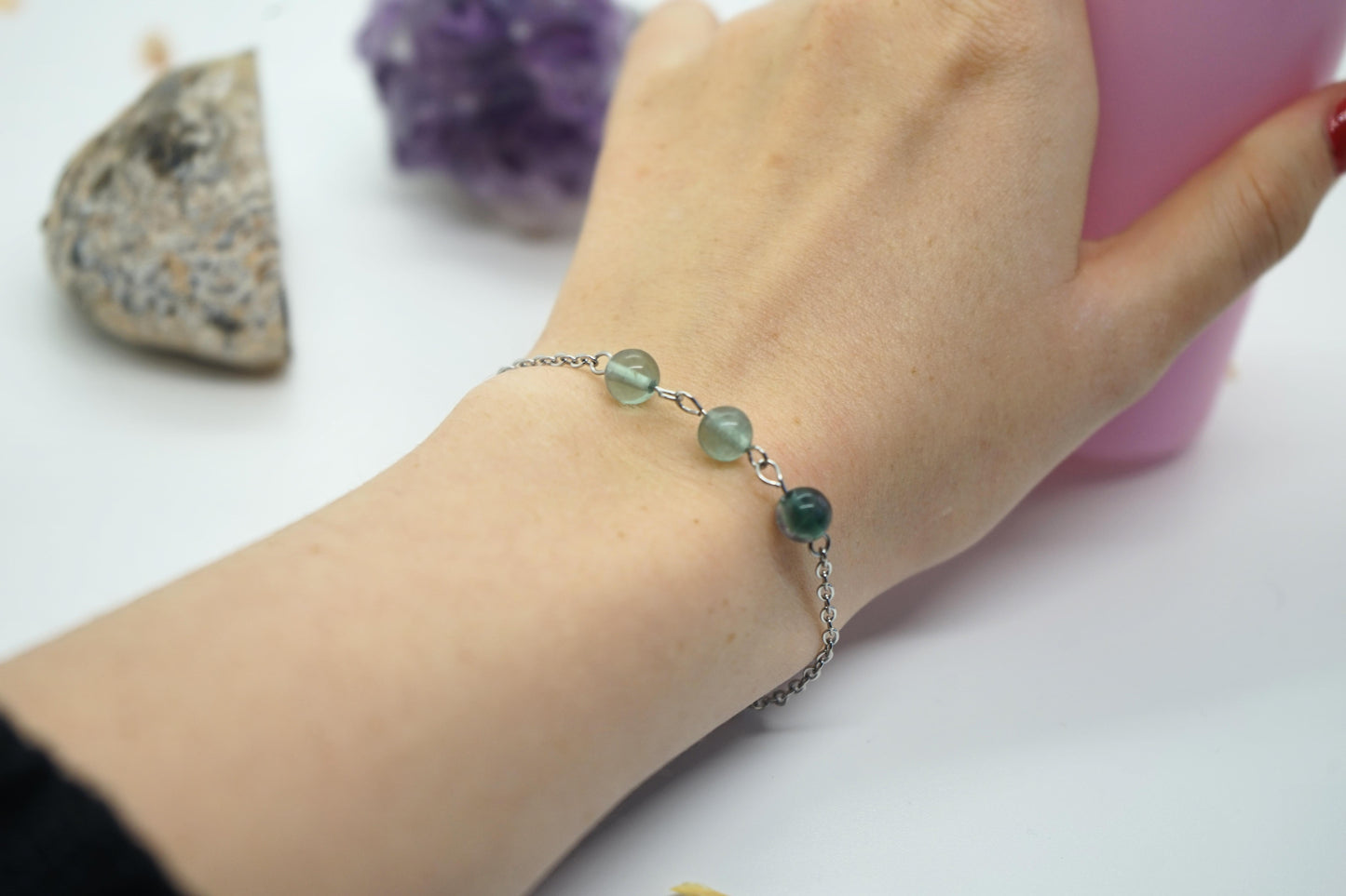 Bracelet Ania - Fluorite